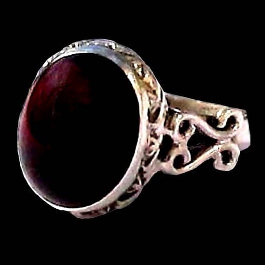 Bijoux indiens - Bague Grenat - Bague indienne