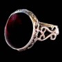 Bijoux indiens - Bague Grenat - Bague indienne