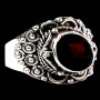 Bijoux indiens - Bague Grenat - Bague indienne
