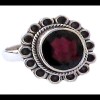 Bijoux indiens - Bague Grenat - Bague indienne