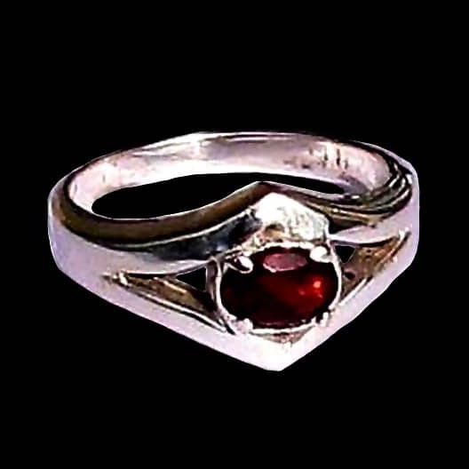 Bijoux indiens - Bague Grenat - Bague indienne