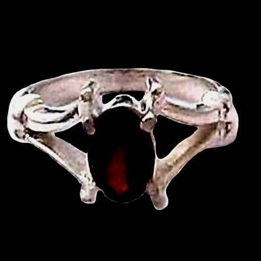 Bijoux indiens - Bague Grenat - Bague indienne