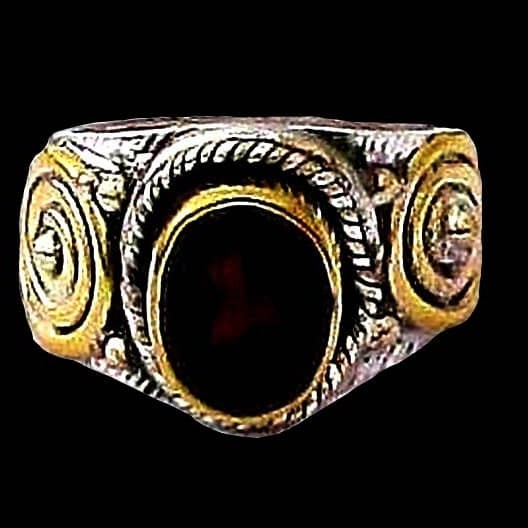 Bijoux indiens - Bague Grenat - Bague indienne