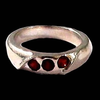 Bijoux indiens - Bague Grenat - Bague indienne