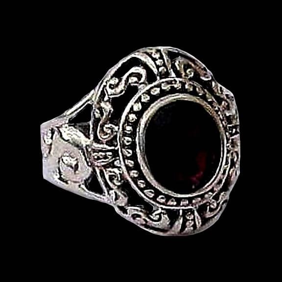 Bijoux indiens - Bague Grenat - Bague indienne