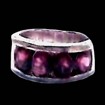 Bijoux indiens - Bague Grenat - Bague indienne