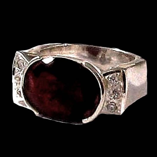 Bijoux indiens - Bague Grenat - Bague indienne