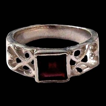 Bijoux indiens - Bague Grenat - Bague indienne