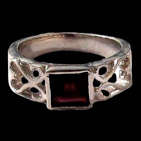 Bijoux indiens - Bague Grenat - Bague indienne