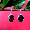 Bijoux indiens - Boucles d'Oreilles indiennes - Grenat