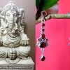 Bijoux indiens - Boucles d'Oreilles indiennes - Grenat