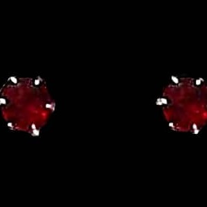 Bijoux indiens - Boucles d'Oreilles indiennes - Grenat