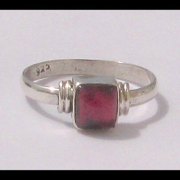 Bijoux indiens - Bague Grenat - Bague indienne