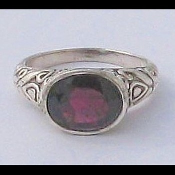 Bijoux indiens - Bague Grenat - Bague indienne