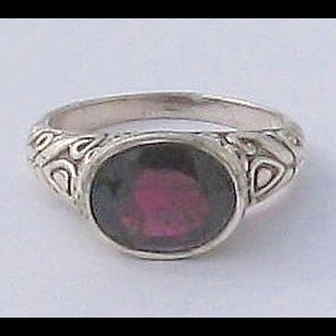 Bijoux indiens - Bague Grenat - Bague indienne