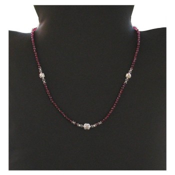 Bijoux indiens - Création Collier Grenat