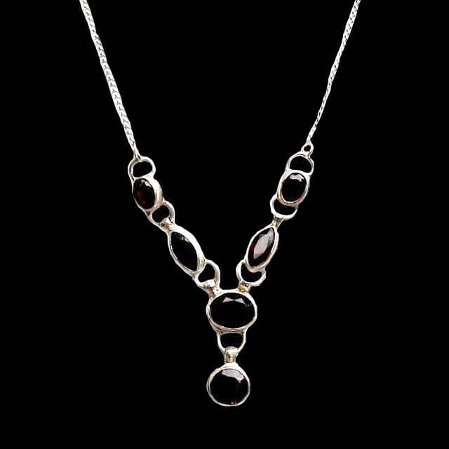 Bijoux indiens - Collier indien - Grenat