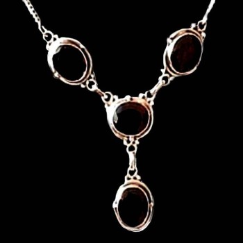 Bijoux indiens - Collier indien - Grenat