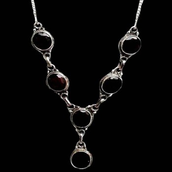 Bijoux indiens - Collier indien - Grenat