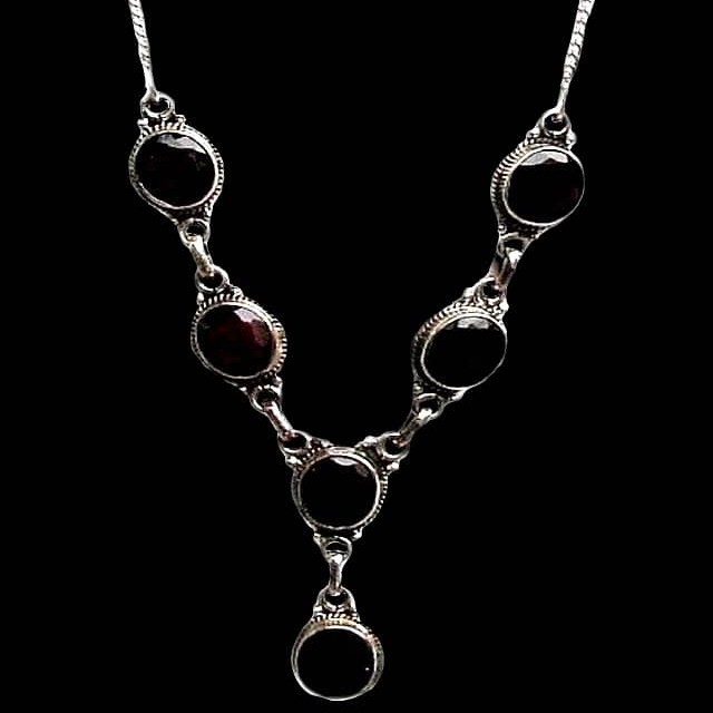 Bijoux indiens - Collier indien - Grenat