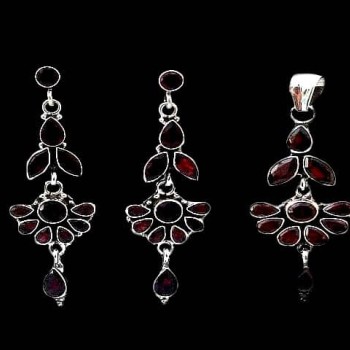 Bijoux indiens - Parure indienne - Grenat