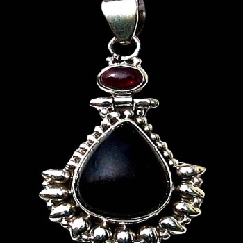 Bijoux indiens - Pendentif indien - Grenat