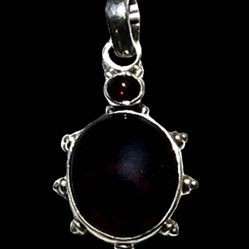 Bijoux indiens - Pendentif indien - Grenat