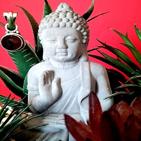 Bijoux indiens - Pendentif indien - Grenat