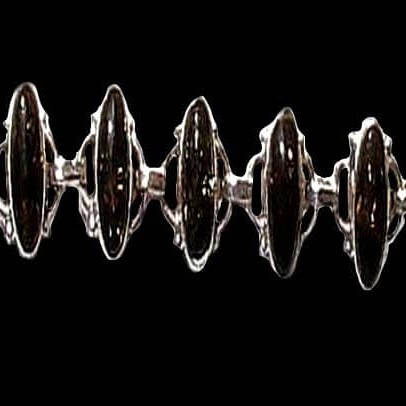 Bijoux indiens - Bracelet argent et Ambre