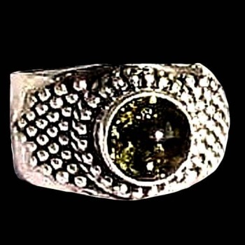 Bijoux indiens - Bague indienne Ambre