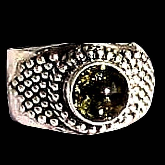 Bijoux indiens - Bague indienne Ambre