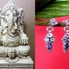 Bijoux indiens argent - Boucles d'Oreilles indiennes Améthyste