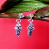 Bijoux indiens argent - Boucles d'Oreilles indiennes Améthyste