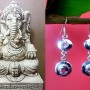 Bijoux indiens argent - Boucles d'Oreilles indiennes Améthyste