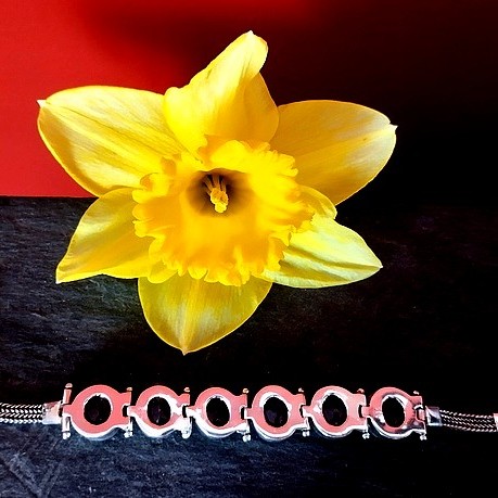 Bijoux indiens argent - Bracelet indien Améthyste