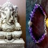 Bijoux indiens argent - Bracelet indien Améthyste