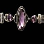Bijoux indiens argent - Bracelet indien Améthyste