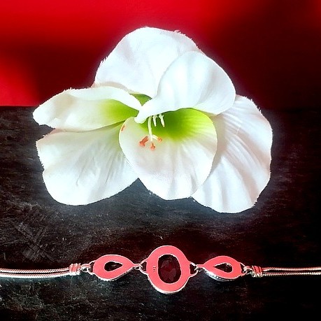 Bijoux indiens argent - Bracelet indien Améthyste