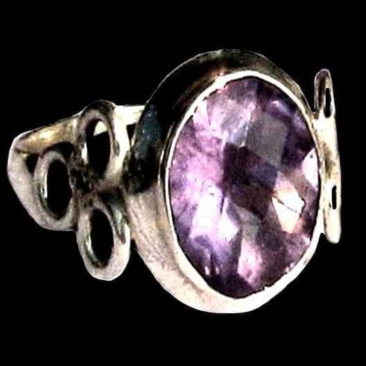 Bijoux indiens - Bague indienne Améthyste