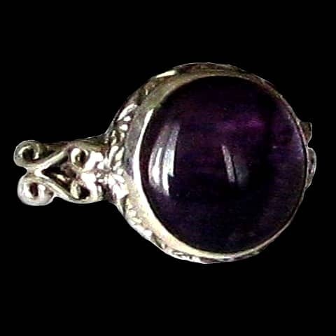 Bijoux indiens - Bague indienne Améthyste