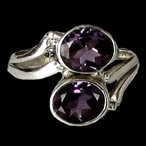 Bijoux indiens - Bague indienne Améthyste