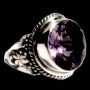 Bijoux inde - Bague argent Améthyste