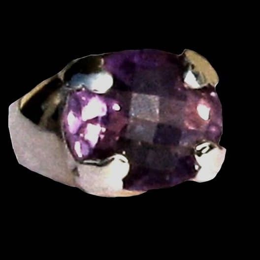 Bijoux indiens - Bague indienne Améthyste