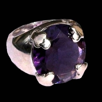 Bijoux indiens - Bague indienne Améthyste