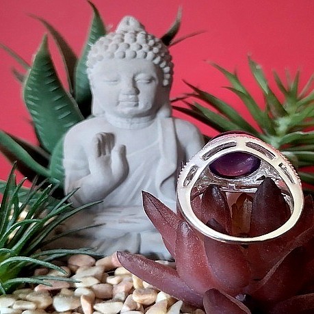 Bijoux indiens - Bague indienne Améthyste