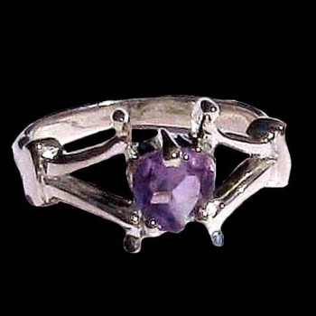 Bijoux indiens - Bague indienne Améthyste