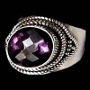 Bijoux indiens - Bague indienne Améthyste