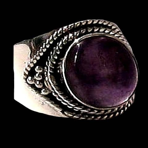 Bijoux indiens - Bague indienne Améthyste