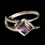 Bijoux indiens - Bague indienne Améthyste