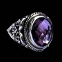 Bijoux indiens - Bague indienne Améthyste
